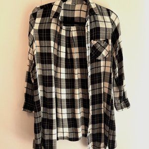 Black Flannel Duster
